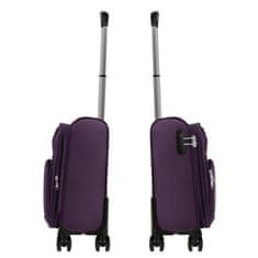 AVANCEA® Cestovní kufr GP9196 Dark purple 4W XS fialový 49x33x22 cm