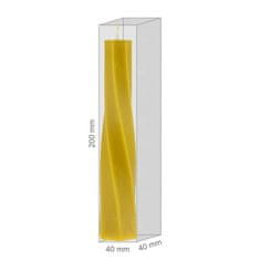 Ami Honey Sada 5 svíček z přírodního včelího vosku – Chluponožka chrastavcová 200 mm