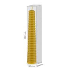 Ami Honey Sada 5 svíček z přírodního včelího vosku – Maskonoska proměnlivá 180 mm