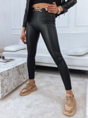 Dstreet Dámské koženkové kalhoty Iyura černá L/XL