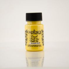 Aladine Metalická akrylová barva Dora Metalic kanárkově žlutá canary yellow 50 ml