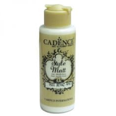 Aladine Matná akrylová barva Cadence Style Matt 120 ml - white bílá