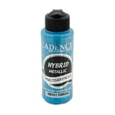 Aladine Metalická barva na všechny povrchy Cadence Hybrid Metallic 70 ml - turquoise tyrkysová