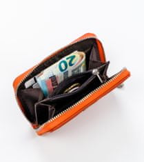 David Jones Šikovná dámská peněženka ze zrnité eko kůže se zapínáním na zip