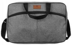 Peterson Prostorná cestovní taška s držákem na kufr