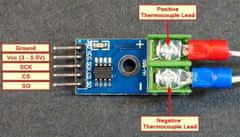 HADEX Převodník termočlánku "K" MAX6675 pro Arduino