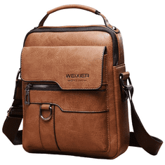 IZMAEL Pánská Crossbody Taška WEIXIER Bruno-Hnědá KP25264