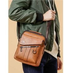 IZMAEL Pánská Crossbody Taška WEIXIER Carl-Tm.Hnědá KP25265