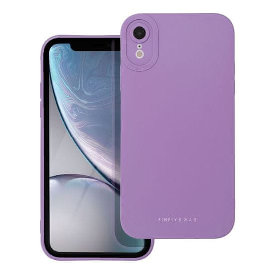 FORCELL Obal / kryt na Apple iPhone XR fialovy - Roar Luna