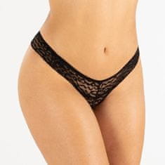 PantyRebel Underneath Lexi Panties Set 3ks (Black), komplet kalhotky s gepardím vzorem S/M