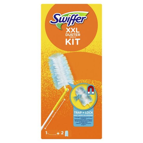 Swiffer Duster XXL: 1 rukojeť + 2 Náhrady Prachovky