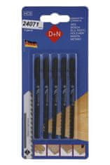 D+N Plátky do přímočaré pily HCS 75/1.3mm 5ks 32440