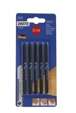 D+N Plátky do přímočaré pily HCS 75/1.3mm 5ks 32340