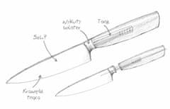 Magnum Boker Nůž na zeleninu Solingen Core Walnut