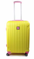 Paso Cestovní kufr skořepinový 24" 22-201ZR žlutý