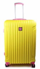 Paso Cestovní kufr skořepinový 28" 22-202ZR žlutý