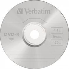 Verbatim AKCE VERBATIM DVD-R(10-Pack)Spindl/MattS/16x/4.7GB