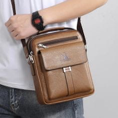 IZMAEL Pánská Crossbody Taška WEIXIER Evan-Hnědá KP25275