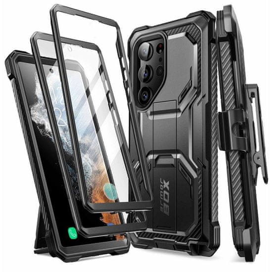 SUPCASE IBLSN Armorbox 2-Set pancéřové pouzdro na Samsung Galaxy S23 ULTRA 5G Black