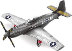 Wange Wange Airforce stavebnice P-51 Mustang kompatibilní 258 dílů