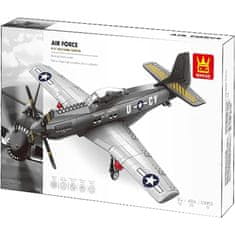 Wange Wange Airforce stavebnice P-51 Mustang kompatibilní 258 dílů