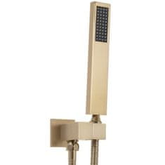 REA Podomítkový sprchový set s termostatem a instalačním boxem Fenix Davis zlatý