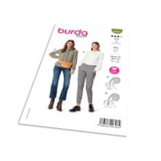 Burda Střih Burda 5981 - Košile s vázačkou, romantická halenka s volánky