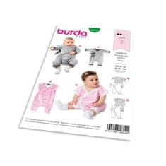 Burda Střih Burda 9314 - Dětské zavinovací bodýčko