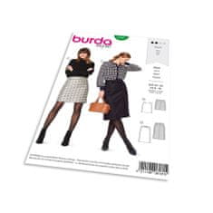 Burda Střih Burda 6181 - Úzká áčková sukně