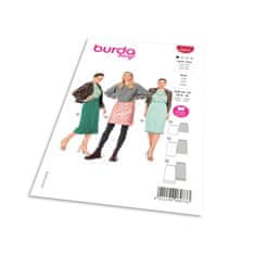 Burda Střih Burda 6073 - Rovná sukně s gumou v pase