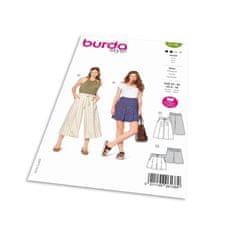 Burda Střih Burda 6138 - Culottes, šortky s vysokým pasem