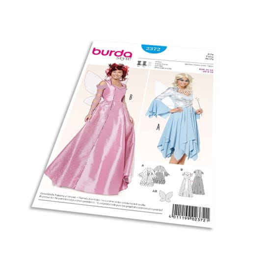 Burda Střih Burda 2372 - Víla, nymfa, elfka