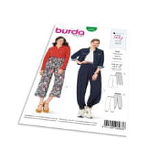 Burda Střih Burda 6283 - Jednoduché kalhoty s pasem do gumy