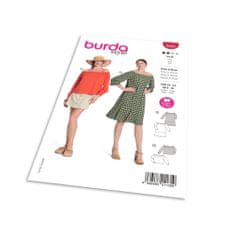 Burda Střih Burda 5920 - Šaty se spadlými rameny, halenka