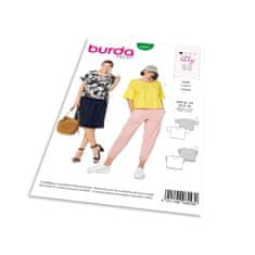 Burda Střih Burda 6243 - Tričko s kulatým výstřihem