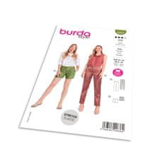 Burda Střih Burda 6005 - Cigaretové kalhoty, šortky