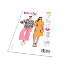 Burda Střih Burda 5921 - Košilové šaty, halenka