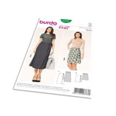 Burda Střih Burda 6733 - Jednoduchá zavinovací sukně