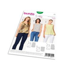 Burda Střih Burda 6501 - Jednoduchý top, tílko