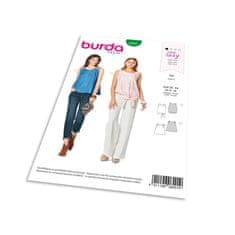 Burda Střih Burda 6201 - Jednoduchý top, balonový top