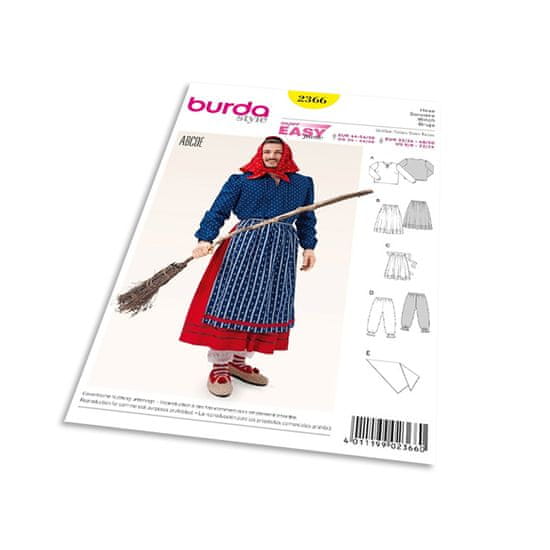 Burda Střih Burda 2366 - Čarodějnice