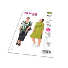 Burda Střih Burda 6038 - Šaty se stahováním v pase, halenka