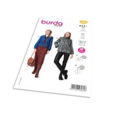 Burda Střih Burda 6081 - Bunda, sako na zip s vysokým límcem