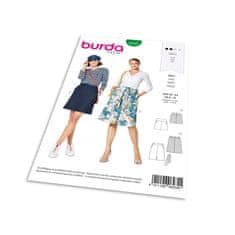 Burda Střih Burda 6235 - Áčková sukně s kapsami