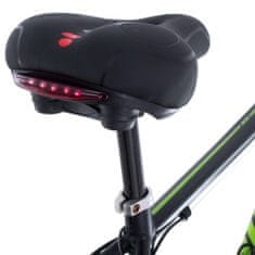 L-BRNO Sportovní sedlo na kolo pohodlné pěnové flexibilní LED světlo