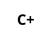 C+