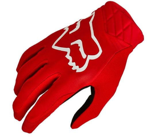 Fox Motokrosové rukavice Airline Glove - Fluorescent Red