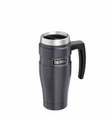 Thermos Vodotěsný termohrnek s šedým kovovým uchem