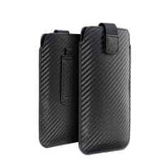 OEM Pouzdro OEM POCKET Carbon , univerzální, Case - Size 18 - pro IPHONE 15 / 15 Pro / 14 / 14 Pro / 13 / 13 PRO SAMSUNG S7 Edge / S23 / S24