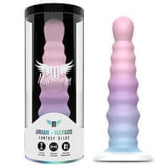 Blush Mythology Arian Nayade M (17 cm), pastelové dildo s vroubky